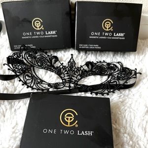 One Two Lash - Two pairs of natural half magnetic lashes